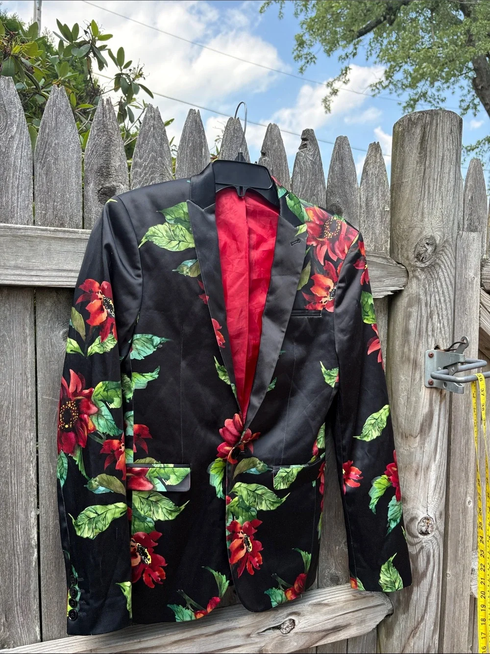 ASOS 36R roses blazer!!
